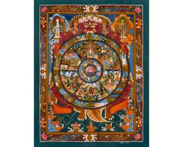 Original Symbolism Abstract Paintings by Kishan Ghising Tamang