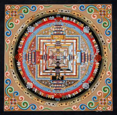 Original Symbolism Abstract Paintings by Kishan Ghising Tamang