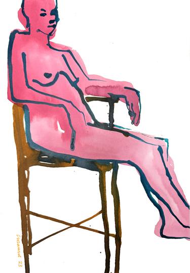 Print of Body Drawings by Suzanne Lykiard