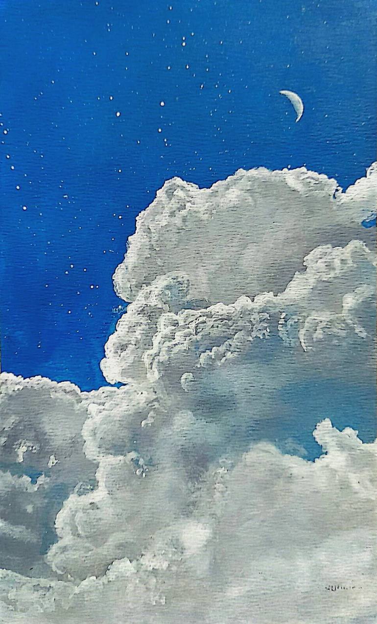 Print of Realism Nature Paintings by Minahil Adeel