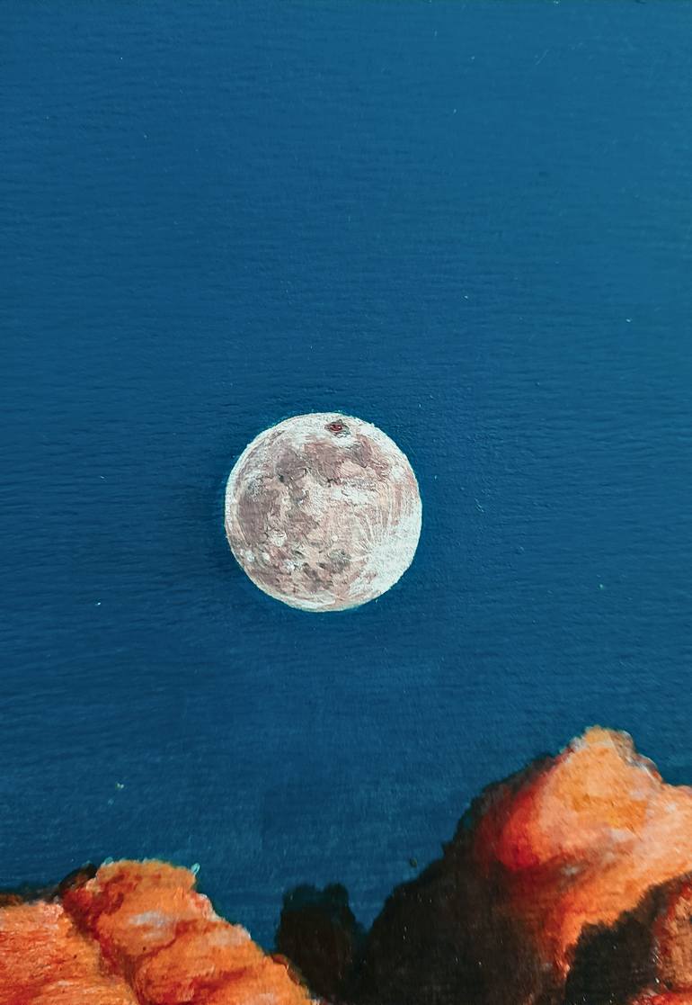 Original Realism Landscape Painting by Minahil Adeel