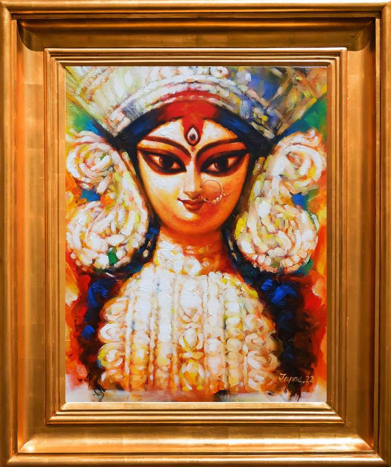 Original Portraiture Classical Mythology Painting by Tapas Sardar