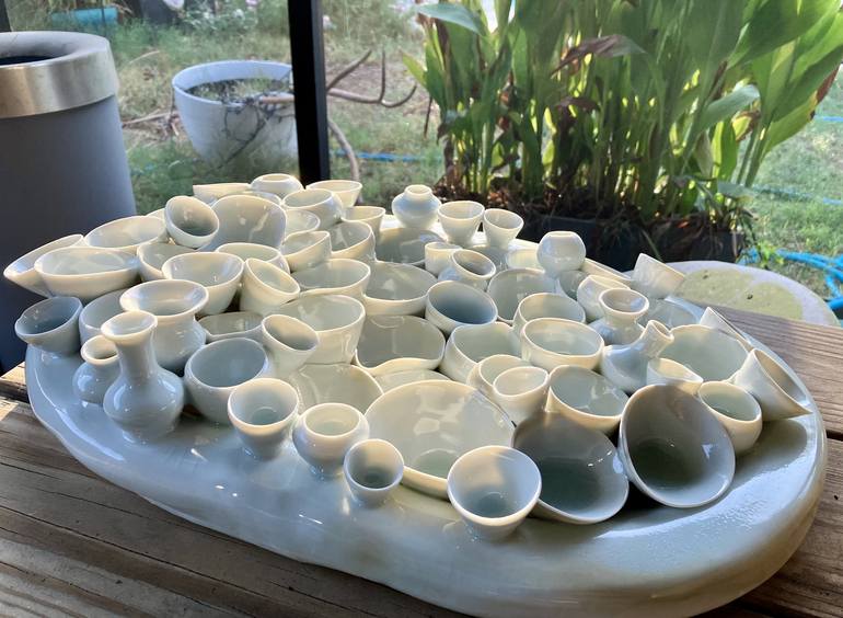 Original Contemporary Abstract Sculpture by Le Lef