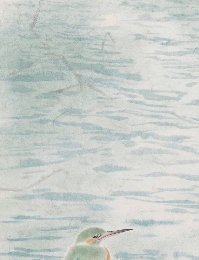 Original Art Deco Nature Painting by Jiayi Lu