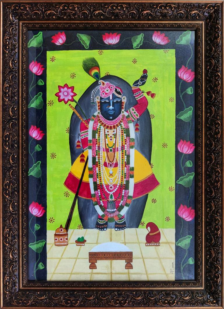 Original Folk Religion Painting by Purva Tenani