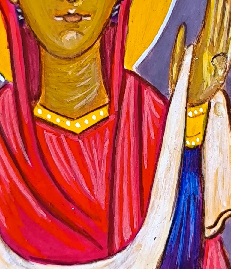 Original Folk Religion Painting by Aleksej Grishkovec