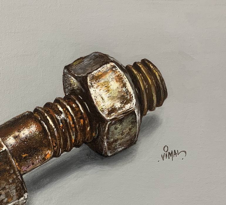 Original Realism Still Life Painting by Vimal Artworks