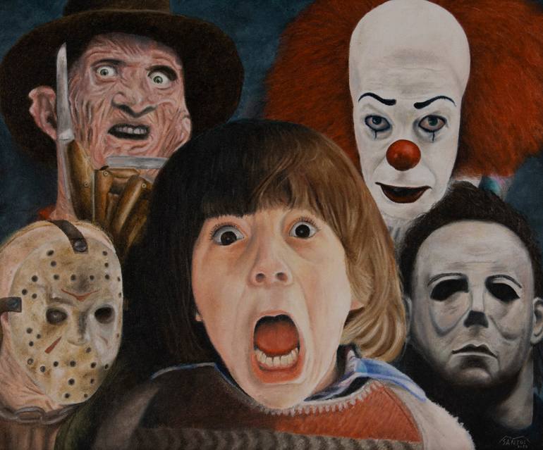 Original Figurative Pop Culture/Celebrity Painting by Marco Santos