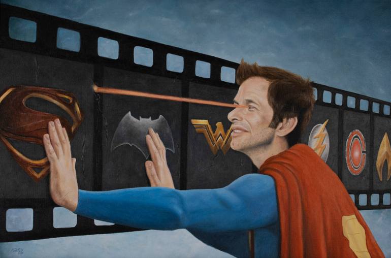 Original Pop Art Pop Culture/Celebrity Painting by Marco Santos