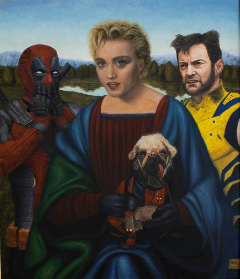 Original Pop Art Pop Culture/Celebrity Painting by Marco Santos