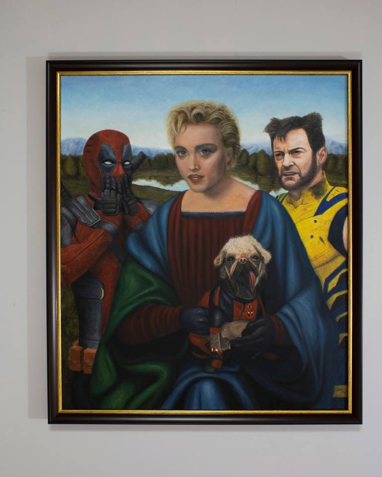 Original Pop Art Pop Culture/Celebrity Painting by Marco Santos