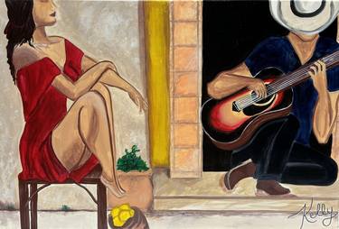 Original Impressionism Music Paintings by Kelly Wenzel