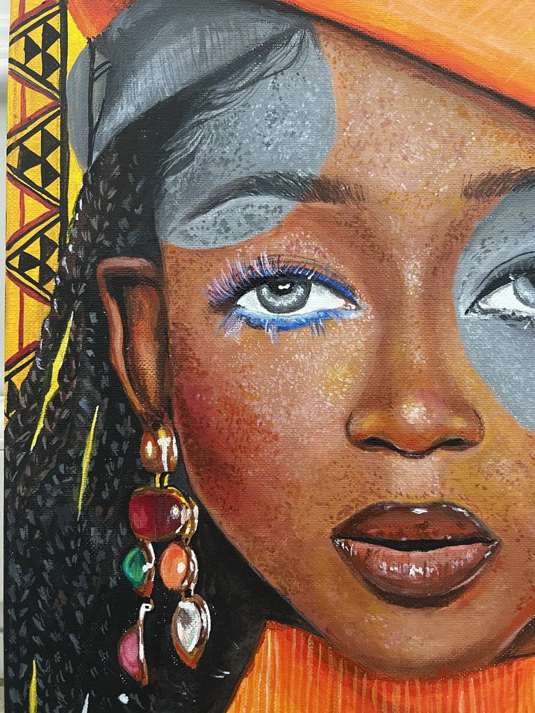 Original Black & White Women Painting by Deborah Bolarinwa