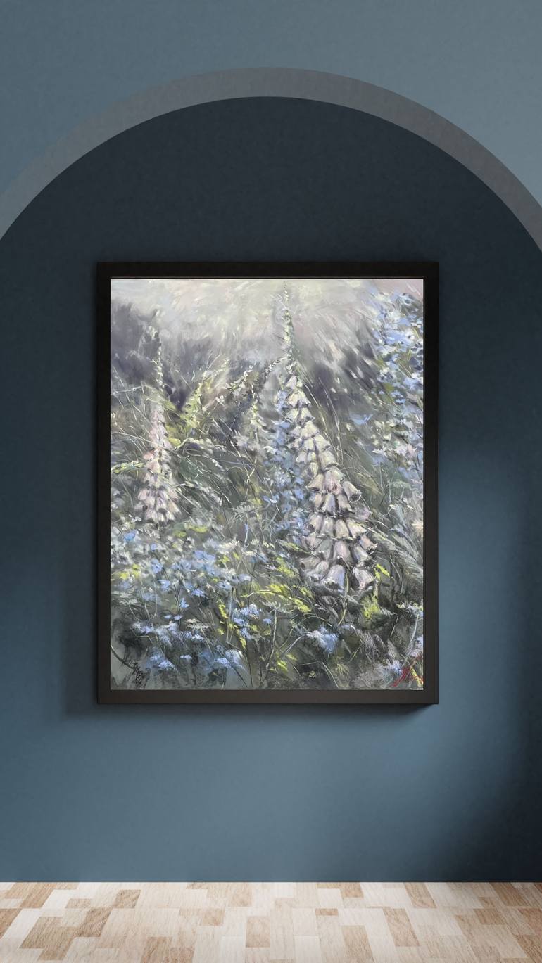 Original Contemporary Floral Painting by Nina Shott