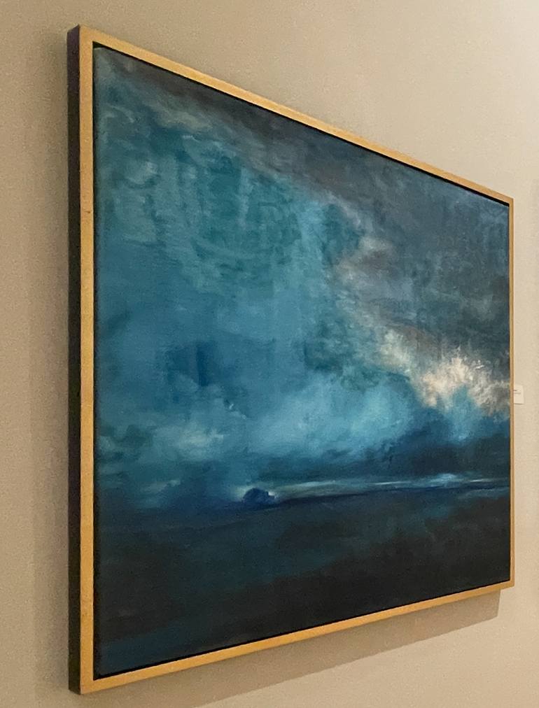 Original Painterly Abstraction Seascape Painting by Sherri Scott