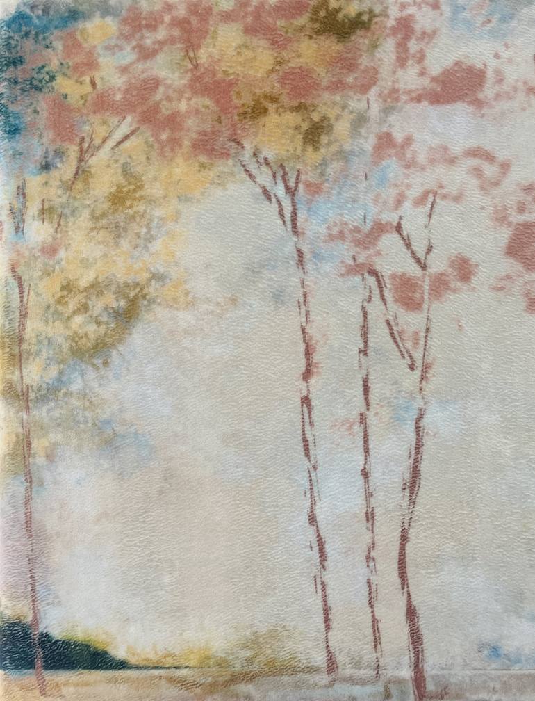 Original Abstract Expressionism Landscape Mixed Media by Sherri Scott
