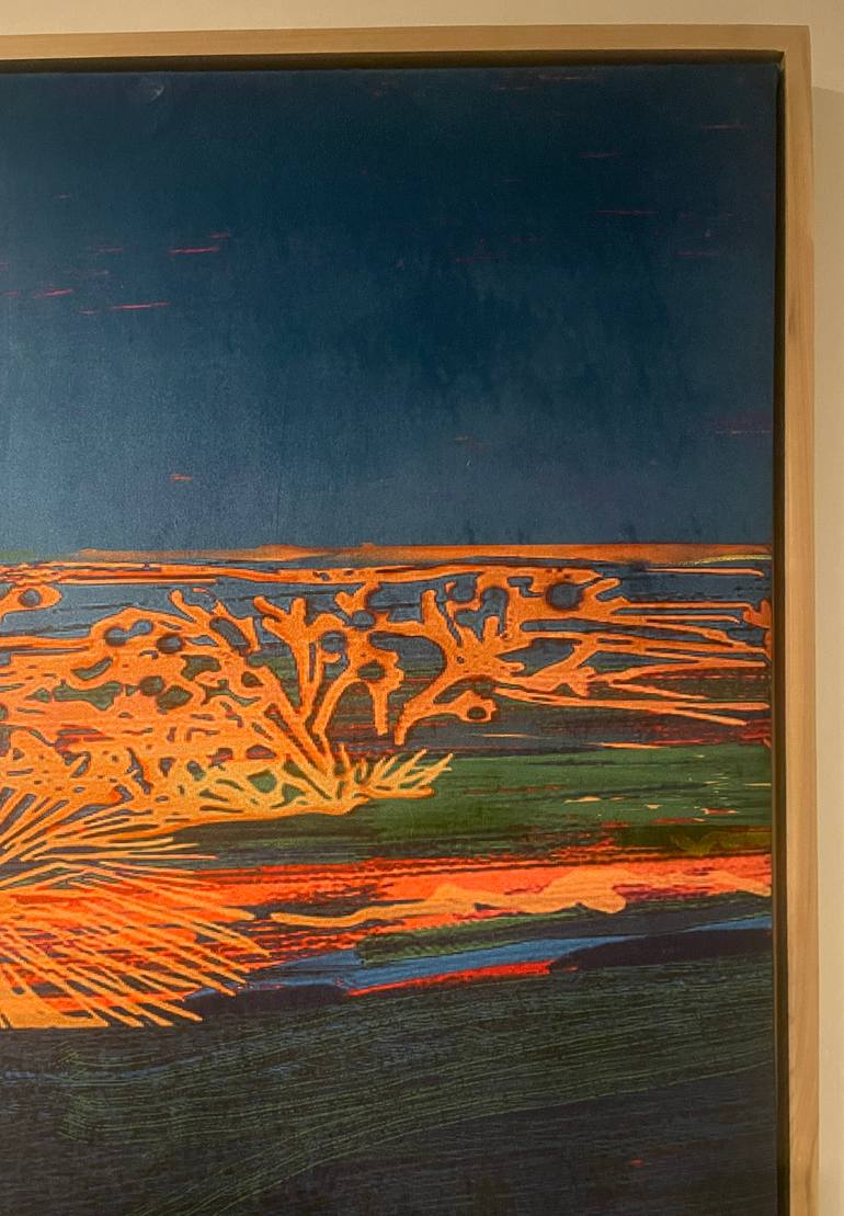 Original Abstract Landscape Mixed Media by Sherri Scott
