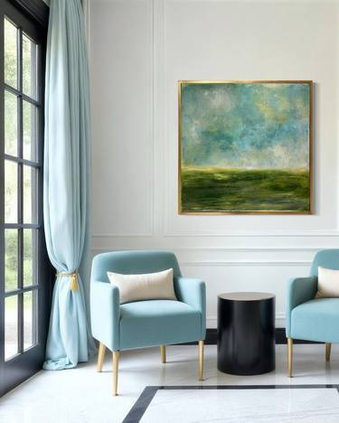 Original Abstract Expressionism Landscape Painting by Sherri Scott