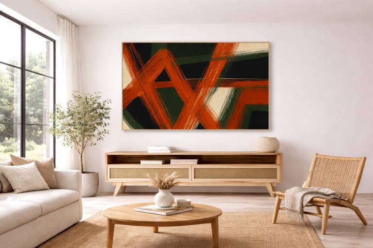 Original Abstract Expressionism Abstract Mixed Media by Sherri Scott
