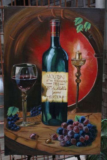 Original Minimalism Food & Drink Paintings by tehreen ali Ghouri