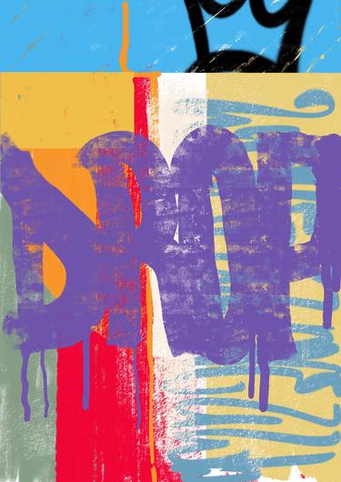 Original Abstract Expressionism Abstract Digital by Friedrich Santana