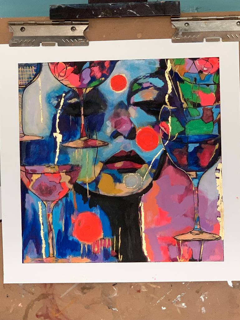 Original Contemporary Women Painting by Miroslava Kettounen
