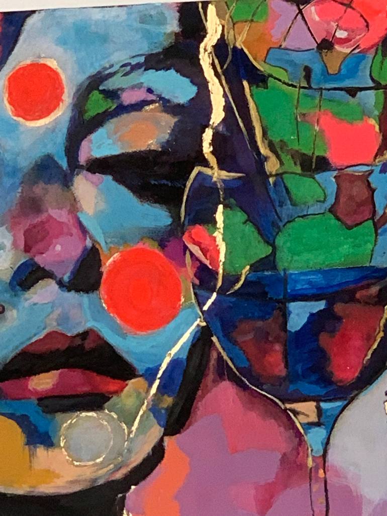 Original Contemporary Women Painting by Miroslava Kettounen