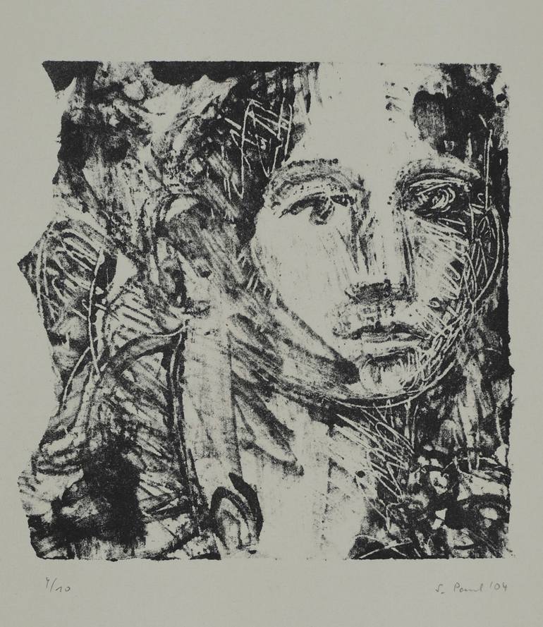 Original Figurative Women Printmaking by Sebastian Paul