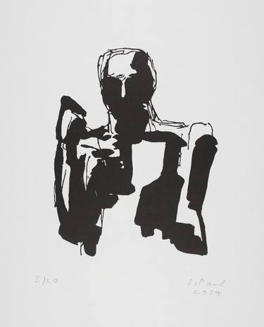 Original Figurative Classical Mythology Printmaking by Sebastian Paul