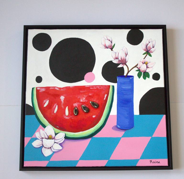 Original Contemporary Still Life Mixed Media by Raina Andres