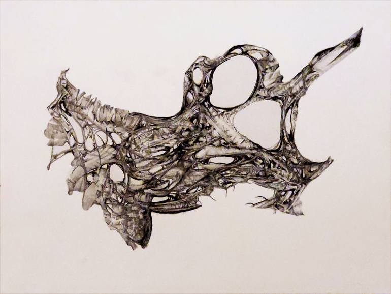 Original Illustration Abstract Drawing by Crystal Leavitt
