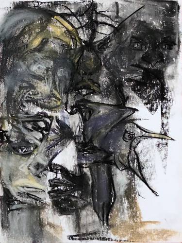 Original Abstract Expressionism Abstract Drawings by Crystal Leavitt