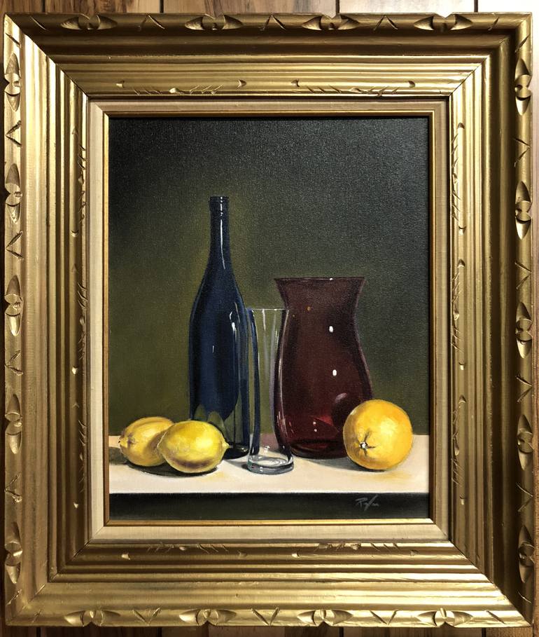 Original Realism Still Life Painting by Rb Mcgrath