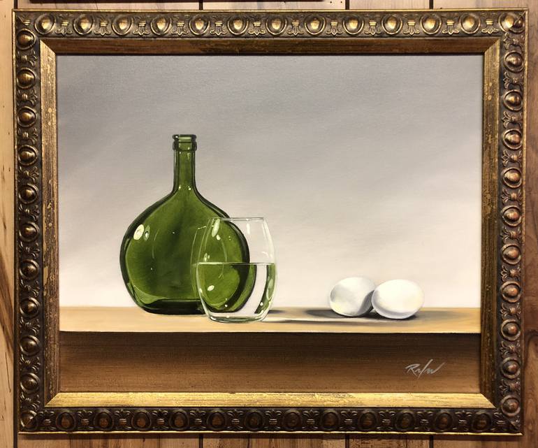 Original Realism Still Life Painting by Rb Mcgrath