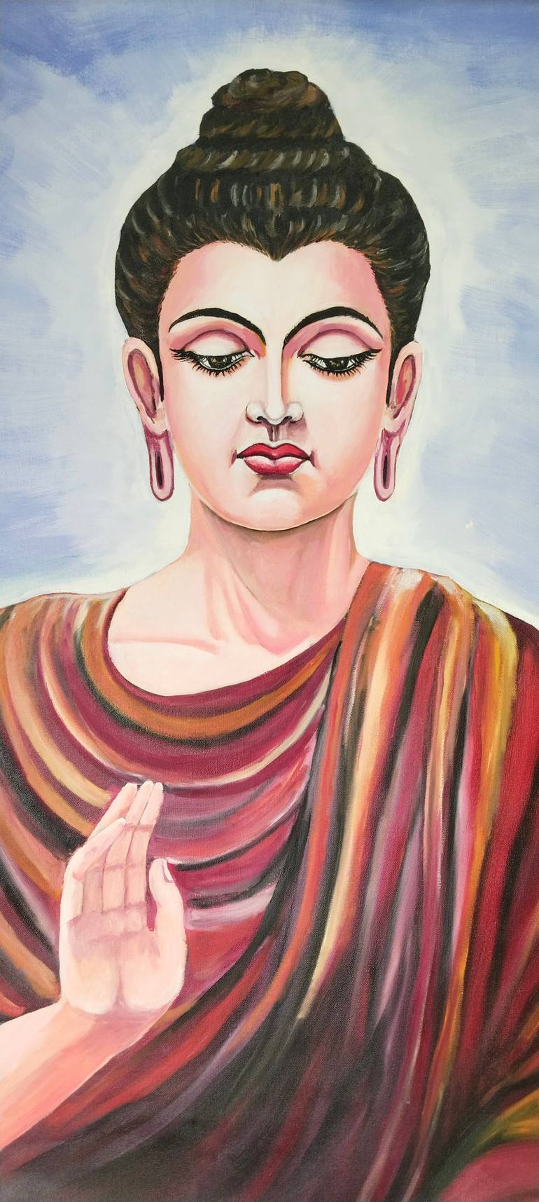 Original Art Deco Performing Arts Painting by Devidas Bagade