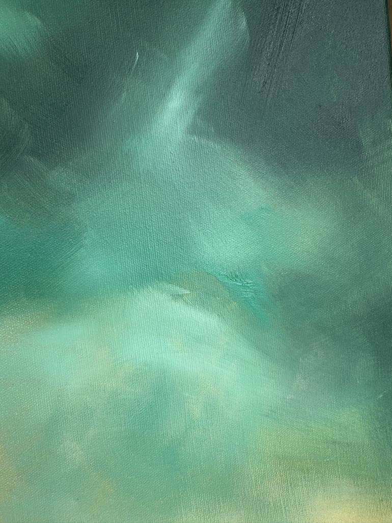Original Abstract Expressionism Landscape Painting by Nur Guell
