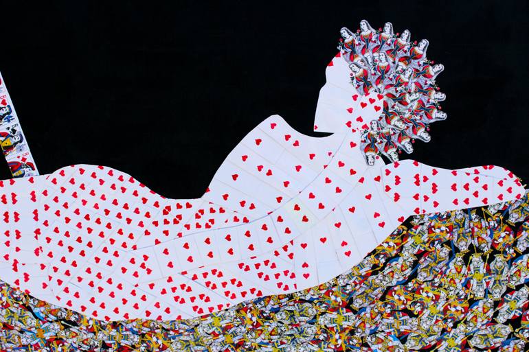Original Abstract Women Collage by Anastasia Rudych