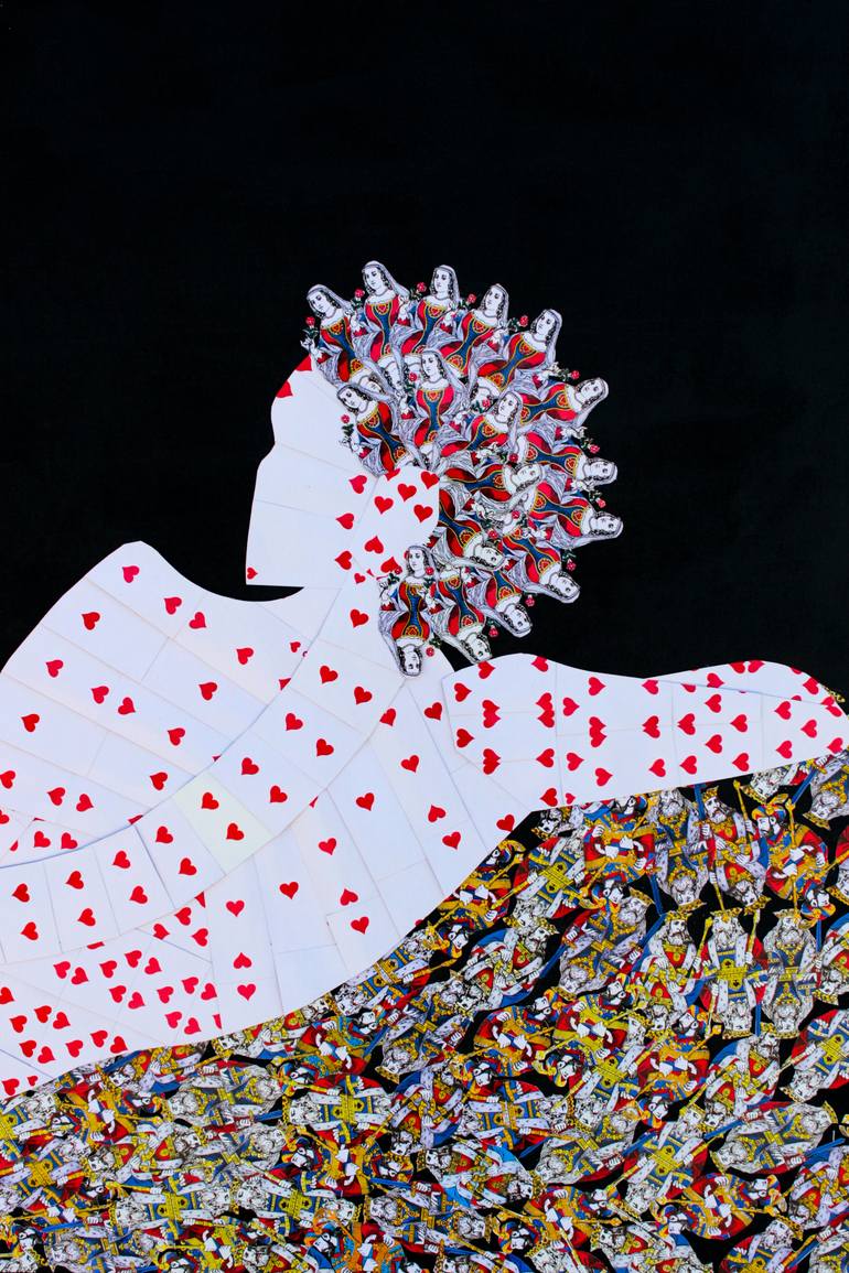 Original Abstract Women Collage by Anastasia Rudych