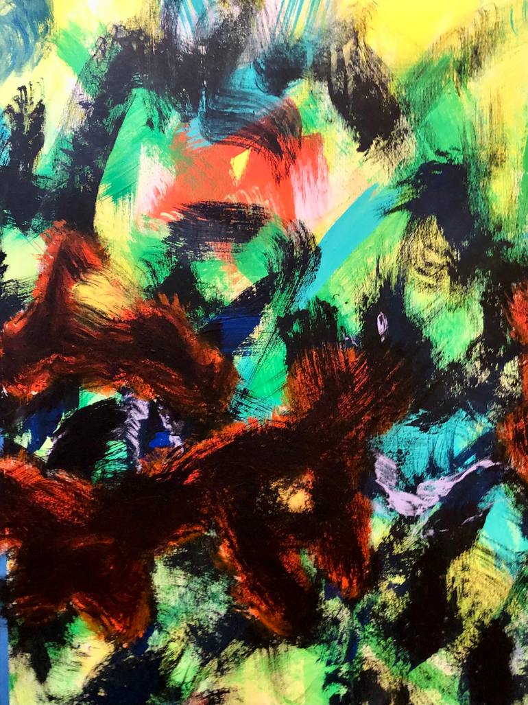 Original Contemporary Abstract Painting by Susanne Reichling