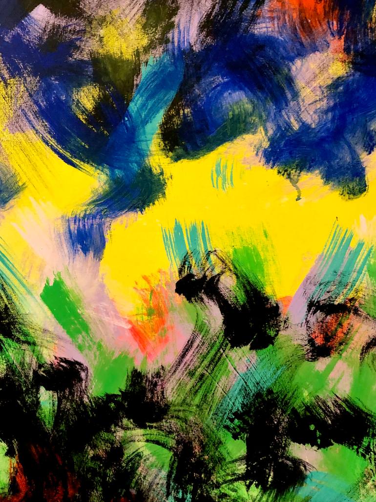 Original Contemporary Abstract Painting by Susanne Reichling