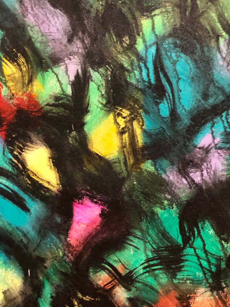 Original Abstract Expressionism Abstract Painting by Susanne Reichling