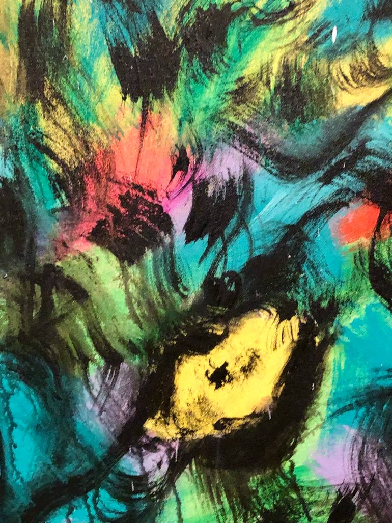 Original Abstract Expressionism Abstract Painting by Susanne Reichling