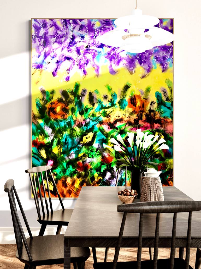 Original Abstract Expressionism Abstract Painting by Susanne Reichling