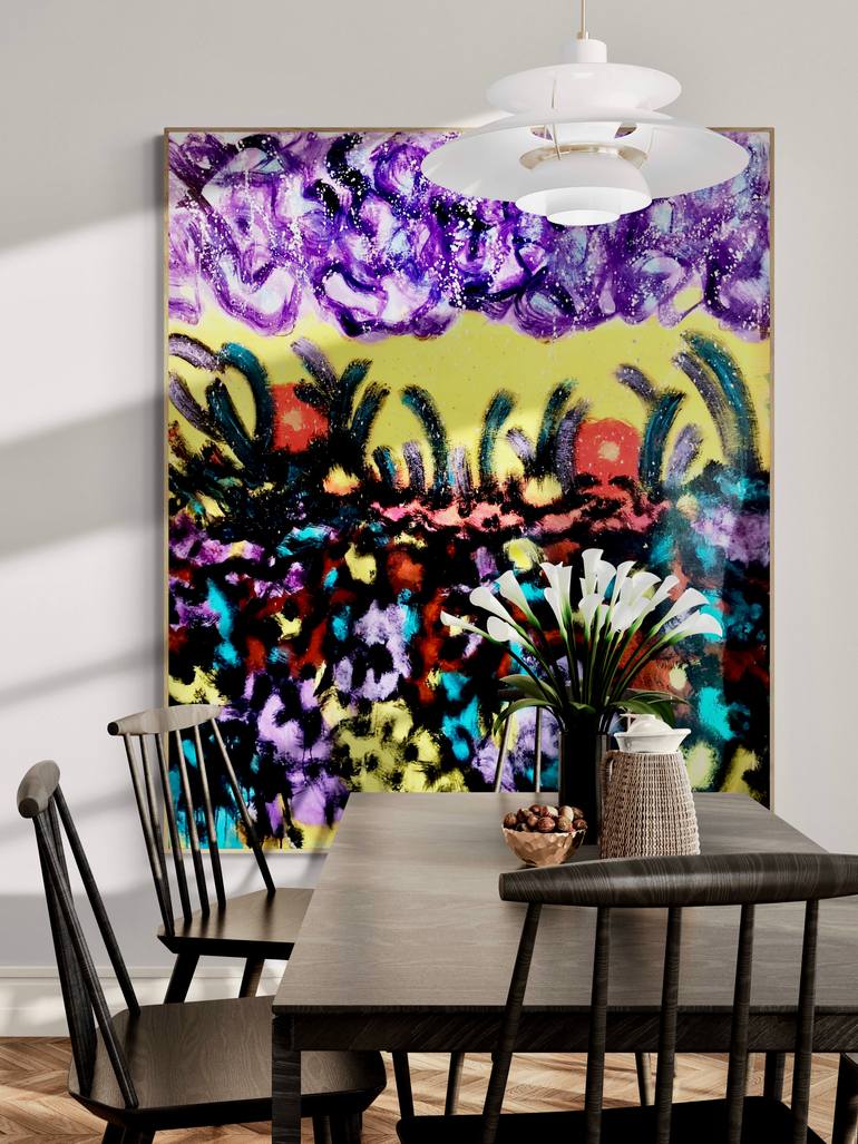 Original Abstract Expressionism Abstract Painting by Susanne Reichling