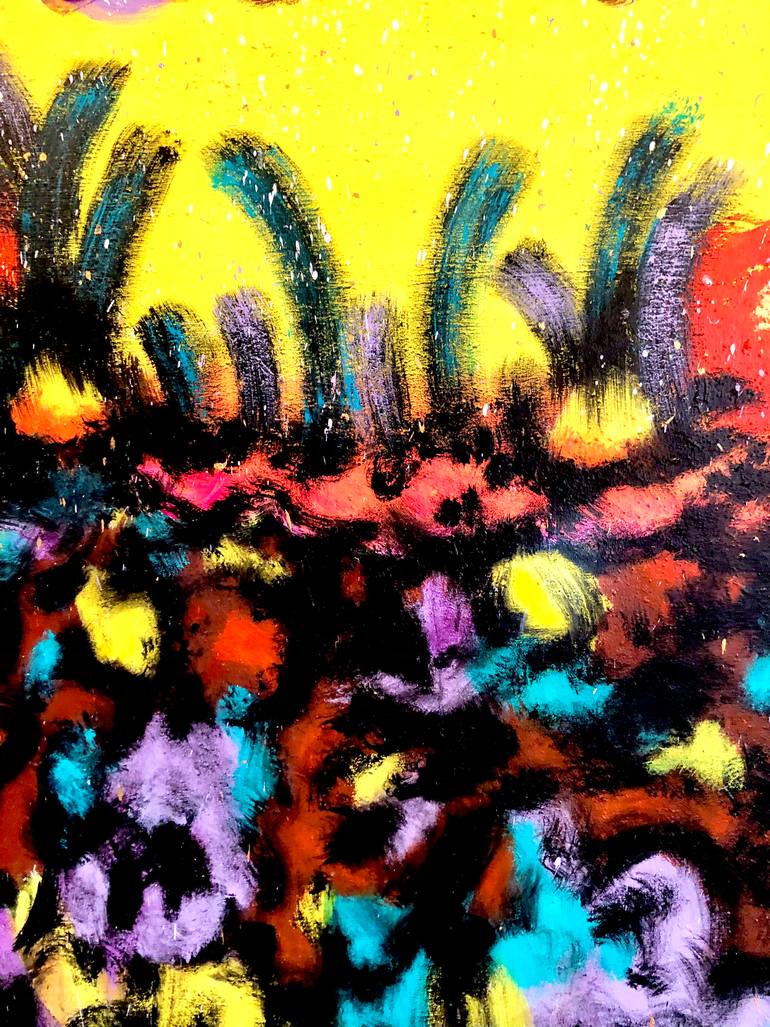 Original Abstract Expressionism Abstract Painting by Susanne Reichling