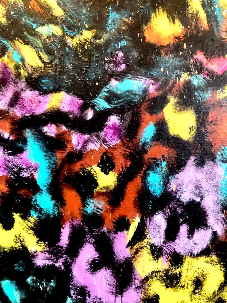 Original Abstract Expressionism Abstract Painting by Susanne Reichling