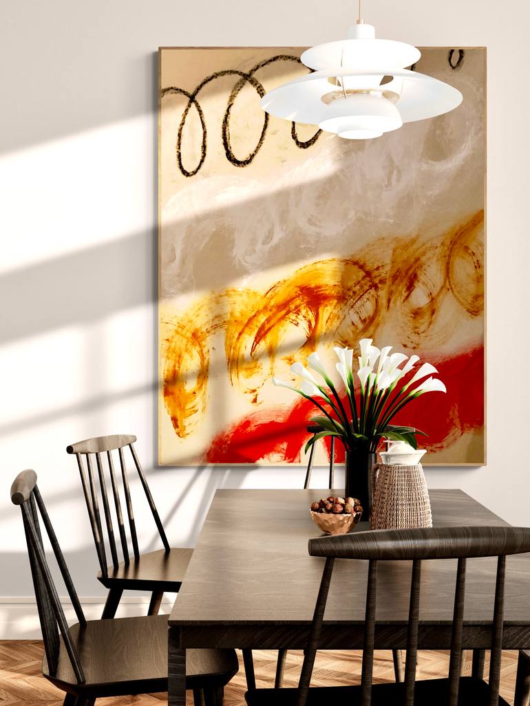 Original Abstract Expressionism Abstract Painting by Susanne Reichling