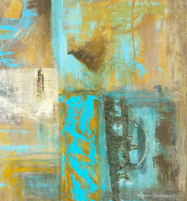 Original Contemporary Abstract Painting by Jeannie Berglund