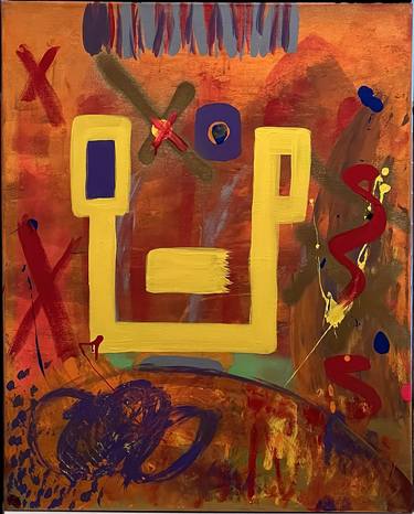 Original Abstract Outer Space Paintings by Youdy Sanon