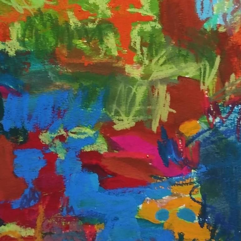 Original Abstract Expressionism Nature Painting by Renata Dallari